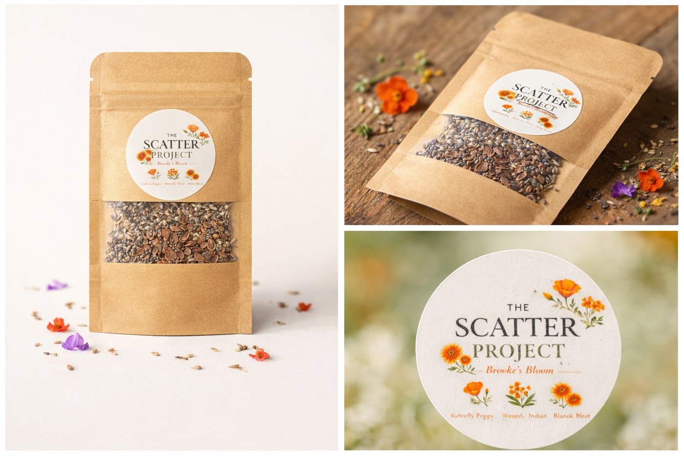 Brooke's Bloom wildflower seed pack