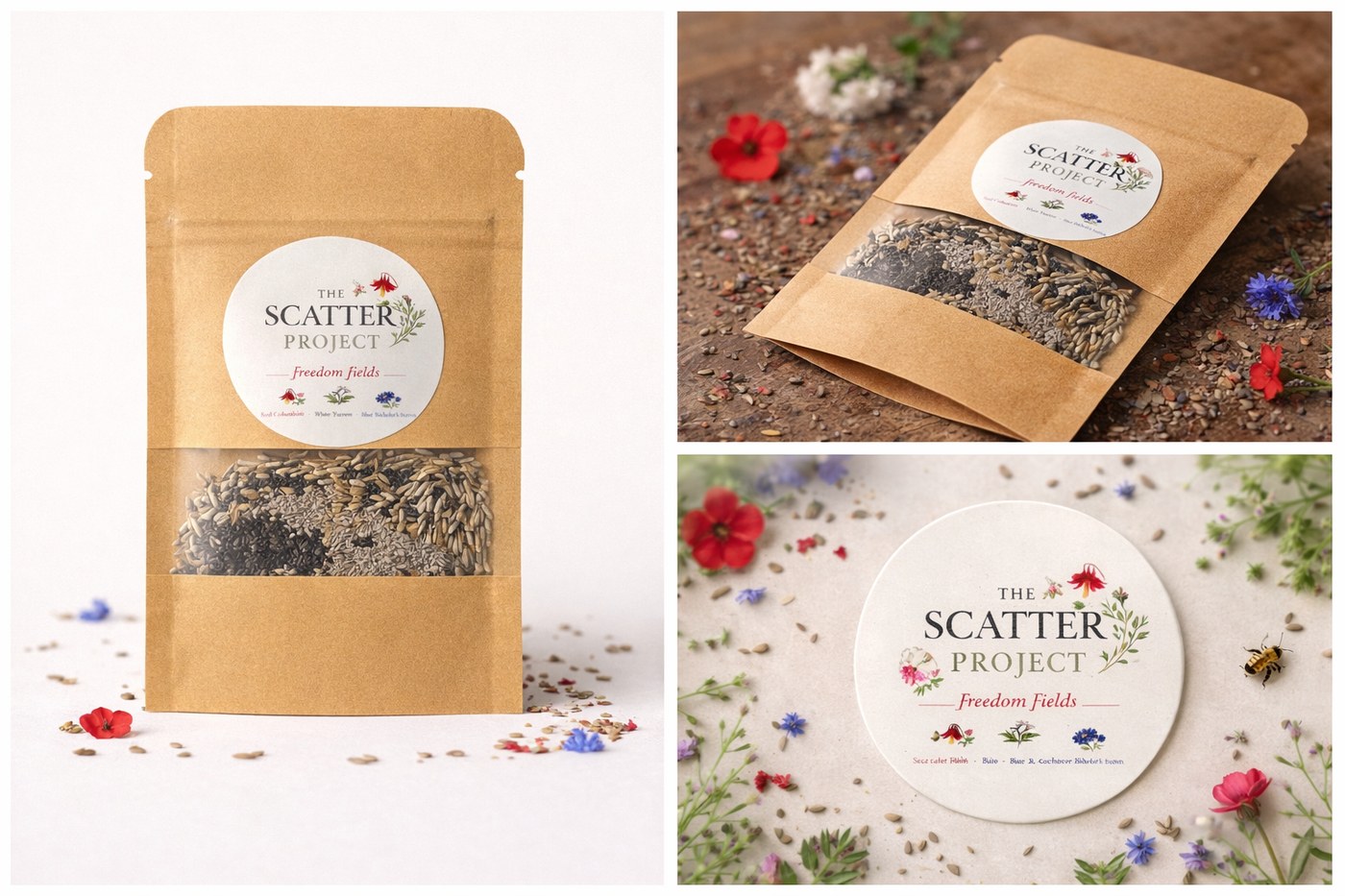Freedom Fields wildflower seed pack