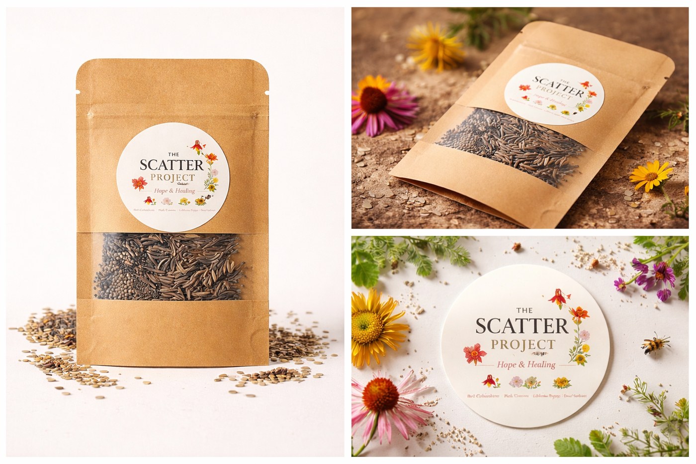 Hope & Healing wildflower seed pack